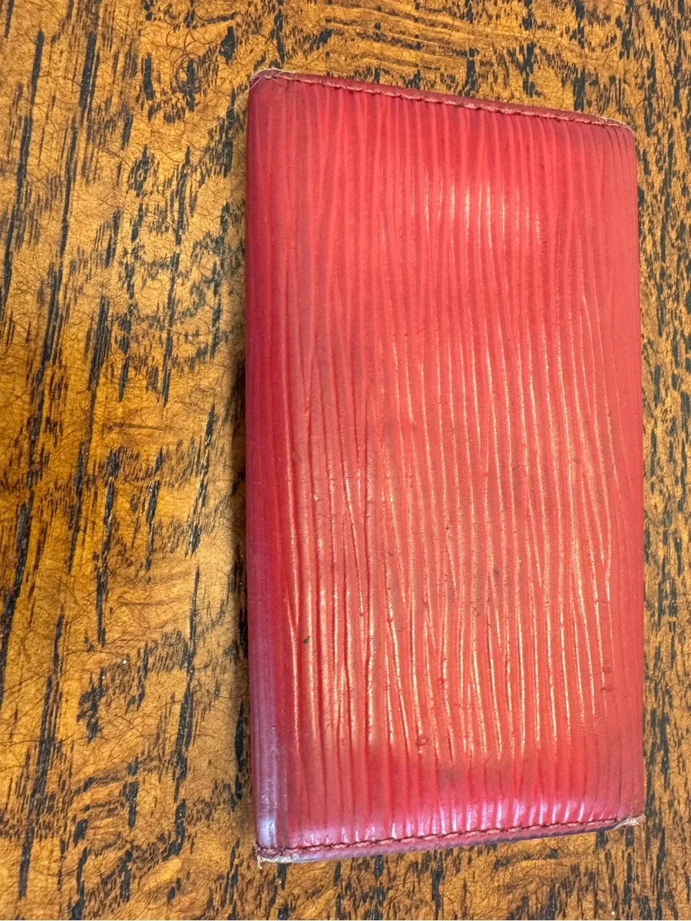 Louis Vuitton Red Epi Leather Key Holder